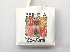 Dog Mom Tote Bag — Gift for Dog Lover (032)