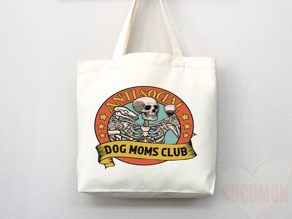 Dog Mom Tote Bag Gift For Dog Mom Animal Lover Tote Shopper Dog Lover Bag New Dog Mom Gift for Her Puppy Mom Tote Shopper Women's Tote Bag