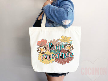 Dog Mom Tote Bag Gift For Dog Mom Animal Lover Tote Shopper Dog Lover Bag New Dog Mom Gift for Her Puppy Mom Tote Shopper Women's Tote Bag