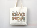 Dog Mom Tote Bag Gift For Dog Mom Animal Lover Tote Shopper Dog Lover Bag New Dog Mom Gift for Her Puppy Mom Tote Shopper Women's Tote Bag