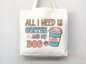 Dog Mom Tote Bag — Gift for Dog Lover (005)