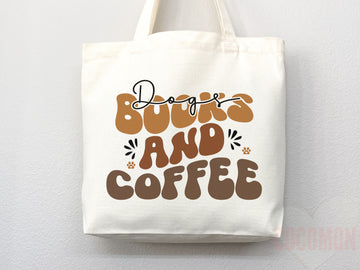 Dog Mom Tote Bag Coffee Lover Gift For Dog Mom Animal Lover Tote Shopper Dog Lover Bag New Dog Mom Gift for Her Puppy Mom Women's Tote Bag