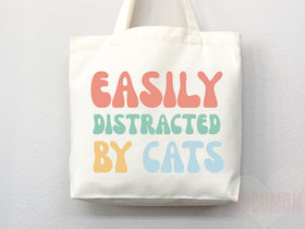 Cat Mom Tote Bag — Gift for Cat Lover (003)