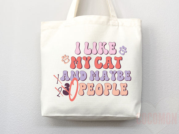 Cat Mom Tote Bag Gift For Cat Mom Animal Lover Tote Shopper Cat Lover Bag New Cat Mom Gift for Her Kitten Mom Tote Shopper Women's Tote Bag