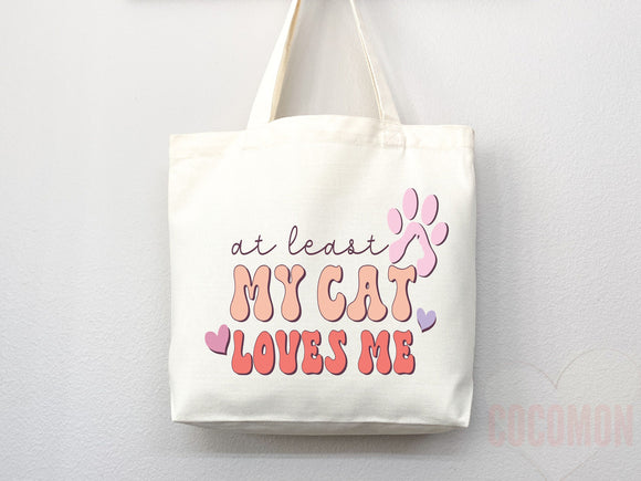 Cat Mom Tote Bag Gift For Cat Mom Animal Lover Tote Shopper Cat Lover Bag New Cat Mom Gift for Her Kitten Mom Tote Shopper Women's Tote Bag