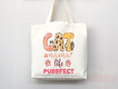 Cat Mom Tote Bag Gift For Cat Mom Animal Lover Tote Shopper Cat Lover Bag New Cat Mom Gift for Her Kitten Mom Tote Shopper Women's Tote Bag