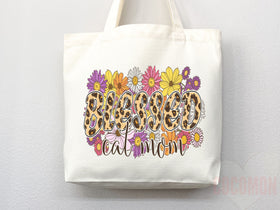 Cat Mom Tote Bag — Gift for Cat Lover (023)