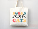 Cat Mom Tote Bag Book Lover Gift For Cat Mom Animal Lover Tote Shopper Cat Lover Bag New Cat Mom Gift for Her Kitten Mom Tote Women's Tote