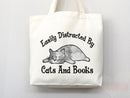 Cat Mom Tote Bag Book Lover Gift For Cat Mom Animal Lover Tote Shopper Cat Lover Bag New Cat Mom Gift for Her Kitten Mom Tote Women's Tote