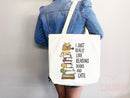 Cat Mom Tote Bag Book Lover Gift For Cat Mom Animal Lover Tote Shopper Cat Lover Bag New Cat Mom Gift for Her Kitten Mom Tote Women's Tote
