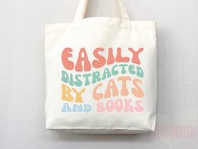 Cat Mom Tote Bag — Gift for Cat Lover (009)