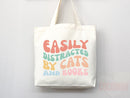 Cat Mom Tote Bag Book Lover Gift For Cat Mom Animal Lover Tote Shopper Cat Lover Bag New Cat Mom Gift for Her Kitten Mom Tote Women's Tote