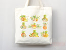 Pineapple Tote Bag Pineapple Lover Gift Spring Tote Shopper Summer Bag Eco Friendly Bag Reusable Grocery Tote Cute Tote Farmers Market Bag