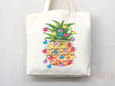 Pineapple Tote Bag Pineapple Lover Gift Spring Tote Shopper Summer Bag Eco Friendly Bag Reusable Grocery Tote Cute Tote Farmers Market Bag