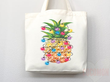 Pineapple Tote Bag Pineapple Lover Gift Spring Tote Shopper Summer Bag Eco Friendly Bag Reusable Grocery Tote Cute Tote Farmers Market Bag