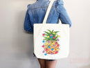 Pineapple Tote Bag Pineapple Lover Gift Spring Tote Shopper Summer Bag Eco Friendly Bag Reusable Grocery Tote Cute Tote Farmers Market Bag