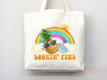 Pineapple Tote Bag Pineapple Lover Gift Spring Tote Shopper Summer Bag Eco Friendly Bag Reusable Grocery Tote Cute Tote Farmers Market Bag
