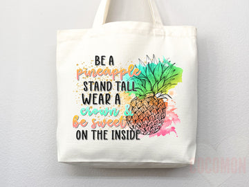 Pineapple Tote Bag Pineapple Lover Gift Spring Tote Shopper Summer Bag Eco Friendly Bag Reusable Grocery Tote Cute Tote Farmers Market Bag