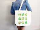 Cute Avocado Tote Bag Avocado Lover Gift Spring Tote Shopper Summer Bag Eco Friendly Bag Reusable Grocery Tote Cute Tote Farmers Market Bag