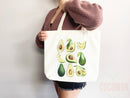 Cute Avocado Tote Bag Avocado Lover Gift Spring Tote Shopper Summer Bag Eco Friendly Bag Reusable Grocery Tote Cute Tote Farmers Market Bag