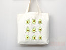 Cute Avocado Tote Bag Avocado Lover Gift Spring Tote Shopper Summer Bag Eco Friendly Bag Reusable Grocery Tote Cute Tote Farmers Market Bag