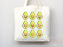 Cute Avocado Tote Bag Avocado Lover Gift Spring Tote Shopper Summer Bag Eco Friendly Bag Reusable Grocery Tote Cute Tote Farmers Market Bag