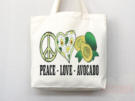 Avocado Tote Bag — Avocado Lover Gift (009)