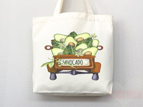 Avocado Tote Bag — Avocado Lover Gift (012)