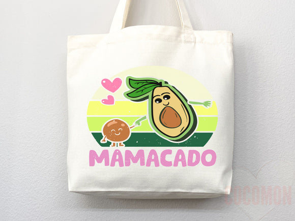 Cute Avocado Tote Bag Gift For Mom Tote Mom Gift Avocado Lover Gift Spring Tote Shopper Summer Bag Eco Friendly Bag Grocery Tote Cute Tote