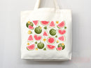 Watermelon Tote Bag Watermelon Lover Gift Spring Tote Shopper Summer Bag Eco Friendly Bag Reusable Grocery Tote Cute Tote Farmers Market Bag