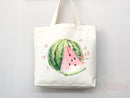 Watermelon Tote Bag Watermelon Lover Gift Spring Tote Shopper Summer Bag Eco Friendly Bag Reusable Grocery Tote Cute Tote Farmers Market Bag