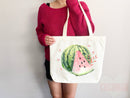 Watermelon Tote Bag Watermelon Lover Gift Spring Tote Shopper Summer Bag Eco Friendly Bag Reusable Grocery Tote Cute Tote Farmers Market Bag