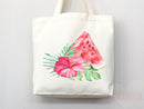 Watermelon Tote Bag Watermelon Lover Gift Spring Tote Shopper Summer Bag Eco Friendly Bag Reusable Grocery Tote Cute Tote Farmers Market Bag