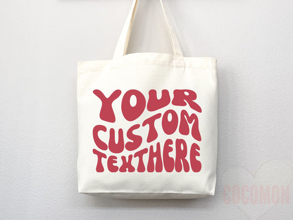 Personalized Bag Tote Thank You Bag Custom Tote Shopper Thank You Bag Custom Gift For Her Personalized Gift For Her Reusable Bag Grocery Bag