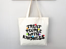 Kindness Tote Bag Canvas Womens Tote For Her Cute Tote Bag Reusable Bag Grocery Tote Shopper Aesthetic Tote Everyday Tote Eco Friendly Bag