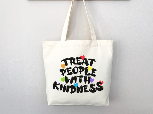 Kindness Tote Bag Canvas Womens Tote For Her Cute Tote Bag Reusable Bag Grocery Tote Shopper Aesthetic Tote Everyday Tote Eco Friendly Bag
