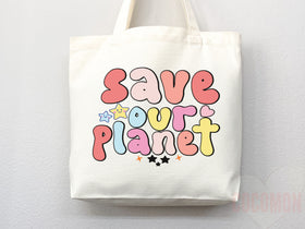 Kinder Planet Tote Bag — Inspirational Gift (013)