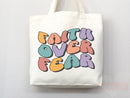 Faith Tote Bag Christian Tote Bag Canvas Gift Religious Gift Scripture Gift Bible Verse Christian Girl Gift Church Gift School Tote Shopper