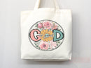 Faith Tote Bag Christian Tote Bag Canvas Gift Religious Gift Scripture Gift Bible Verse Christian Girl Gift Church Gift School Tote Shopper
