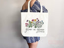 Faith Tote Bag Christian Tote Bag Canvas Gift Religious Gift Scripture Gift Bible Verse Christian Girl Gift Church Gift School Tote Shopper