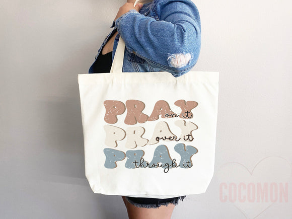 Faith Tote Bag Christian Tote Bag Canvas Gift Religious Gift Scripture Gift Bible Verse Christian Girl Gift Church Gift School Tote Shopper