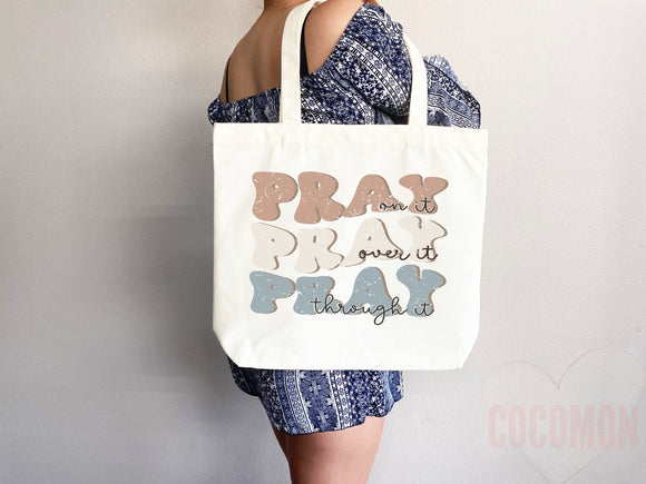 Faith Tote Bag Christian Tote Bag Canvas Gift Religious Gift Scripture Gift Bible Verse Christian Girl Gift Church Gift School Tote Shopper