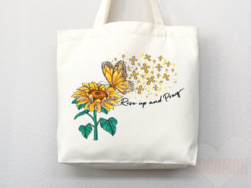 Faith Tote Bag Christian Tote Bag Canvas Gift Religious Gift Scripture Gift Bible Verse Christian Girl Gift Church Gift School Tote Shopper