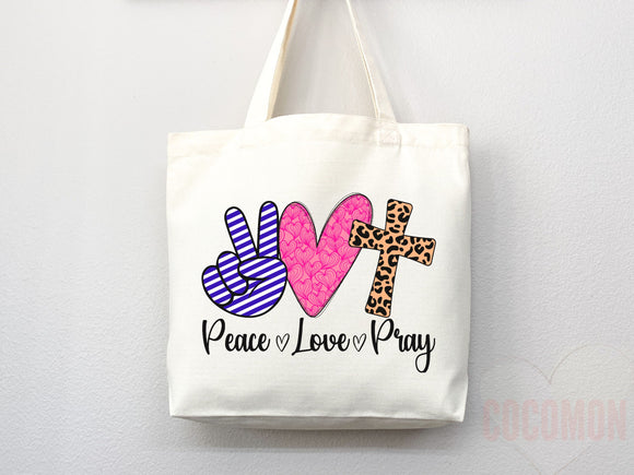 Faith Tote Bag Christian Tote Bag Canvas Gift Religious Gift Scripture Gift Bible Verse Christian Girl Gift Church Gift School Tote Shopper