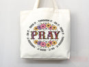 Faith Tote Bag Christian Tote Bag Canvas Gift Religious Gift Scripture Gift Bible Verse Christian Girl Gift Church Gift School Tote Shopper