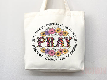 Faith Tote Bag Christian Tote Bag Canvas Gift Religious Gift Scripture Gift Bible Verse Christian Girl Gift Church Gift School Tote Shopper