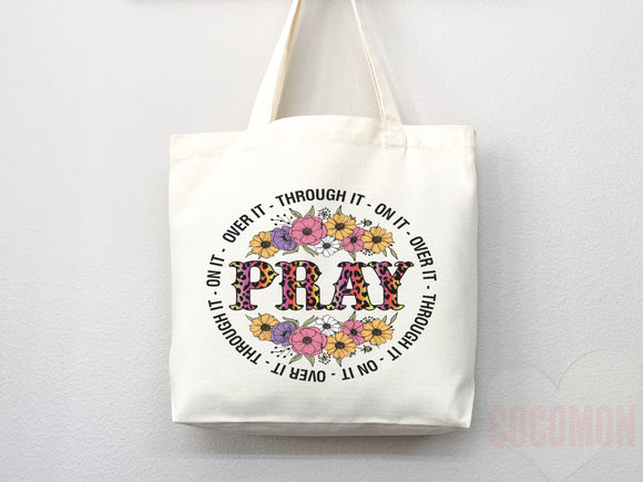 Faith Tote Bag Christian Tote Bag Canvas Gift Religious Gift Scripture Gift Bible Verse Christian Girl Gift Church Gift School Tote Shopper
