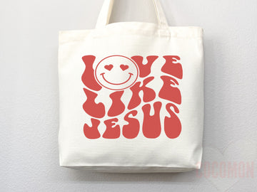 Faith Tote Bag Christian Tote Bag Canvas Gift Religious Gift Scripture Gift Bible Verse Christian Girl Gift Church Gift School Tote Shopper