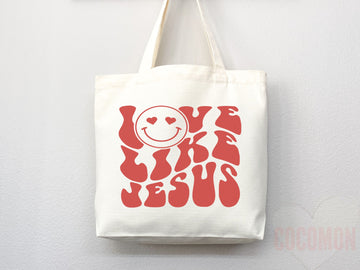 Faith Tote Bag Christian Tote Bag Canvas Gift Religious Gift Scripture Gift Bible Verse Christian Girl Gift Church Gift School Tote Shopper