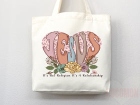Christian Faith Tote Bag — Personalized Gift (043)